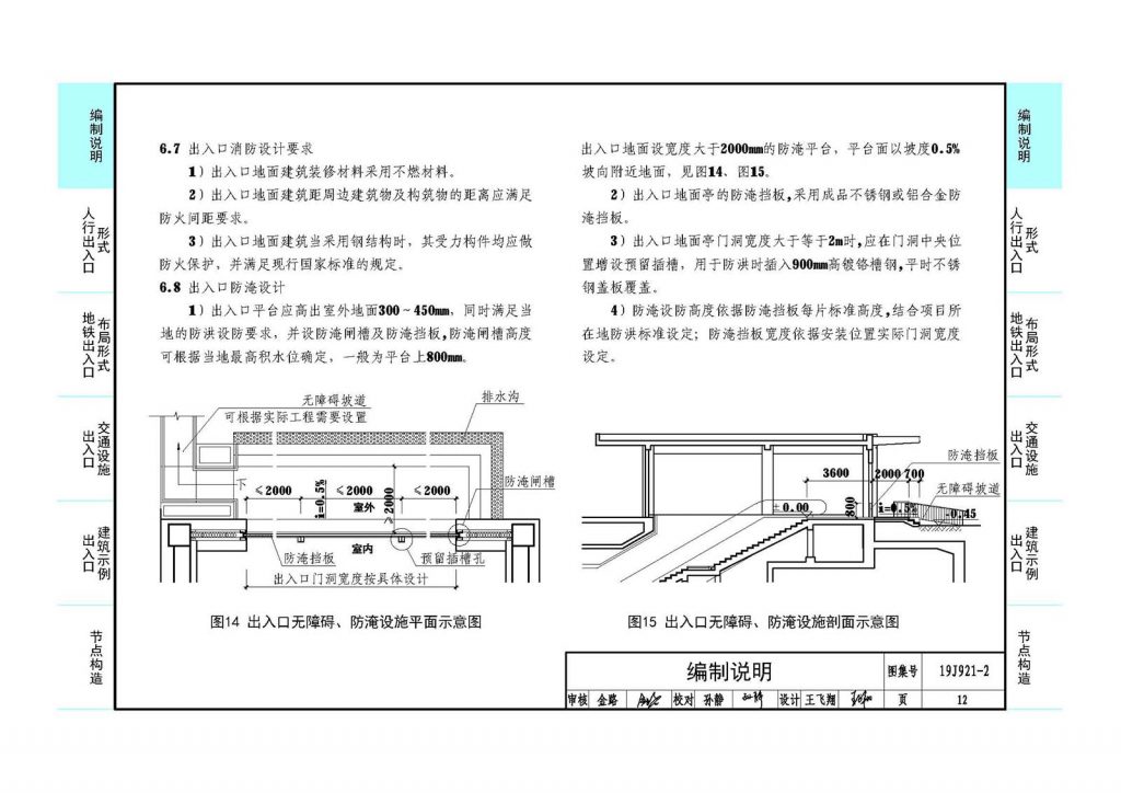 出入口半开敞式